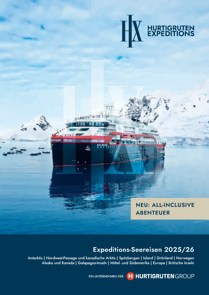 NEU: Katalog Expeditions-Seereisen, Saison April 2025- März 2026