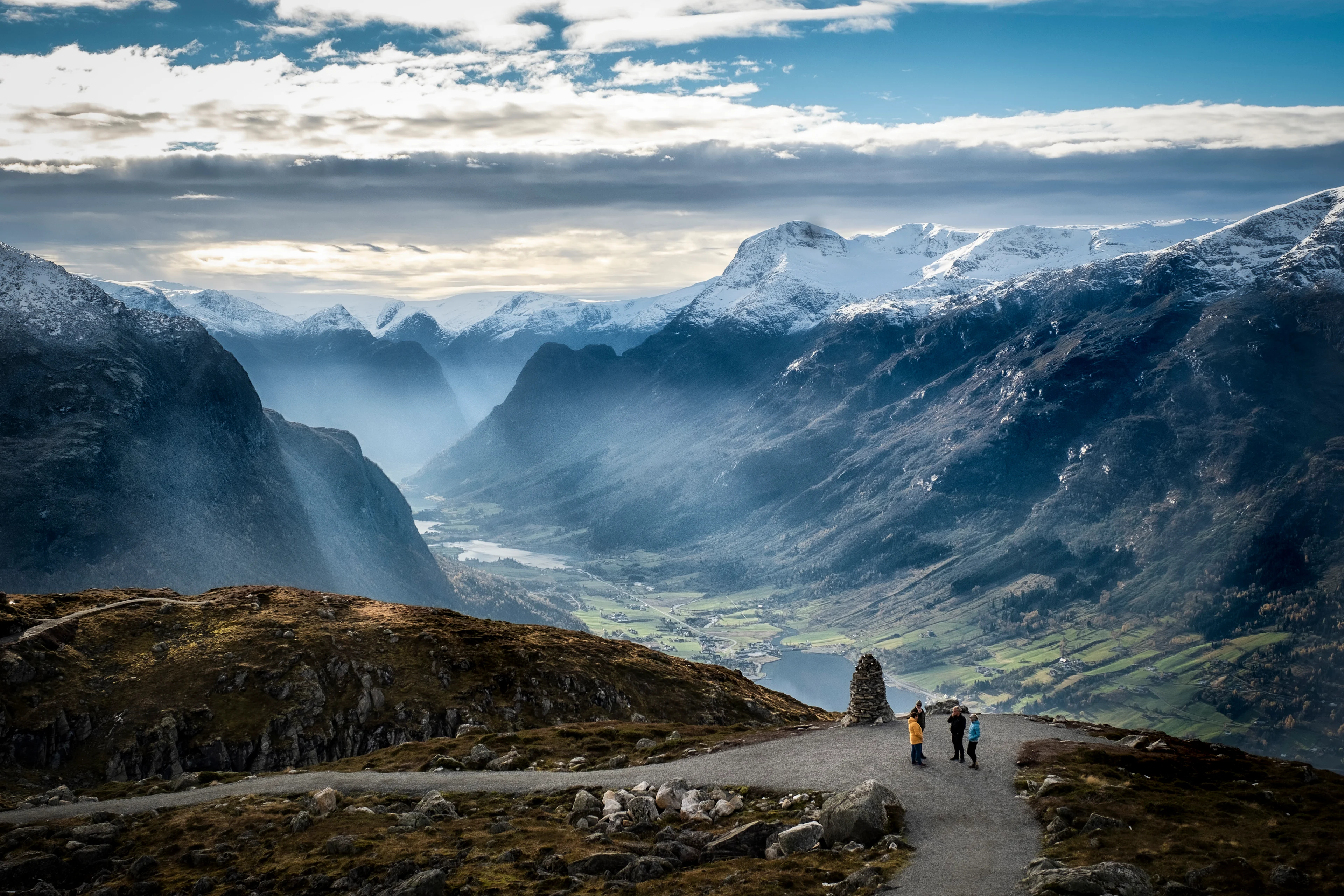 Hiking in Loen, Norway. Photo: Tommy Simonsen