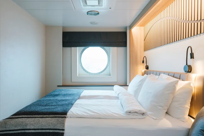 A Polar Outside Cabin (N2) onboard MS Fram. Credit: Clara Tuma