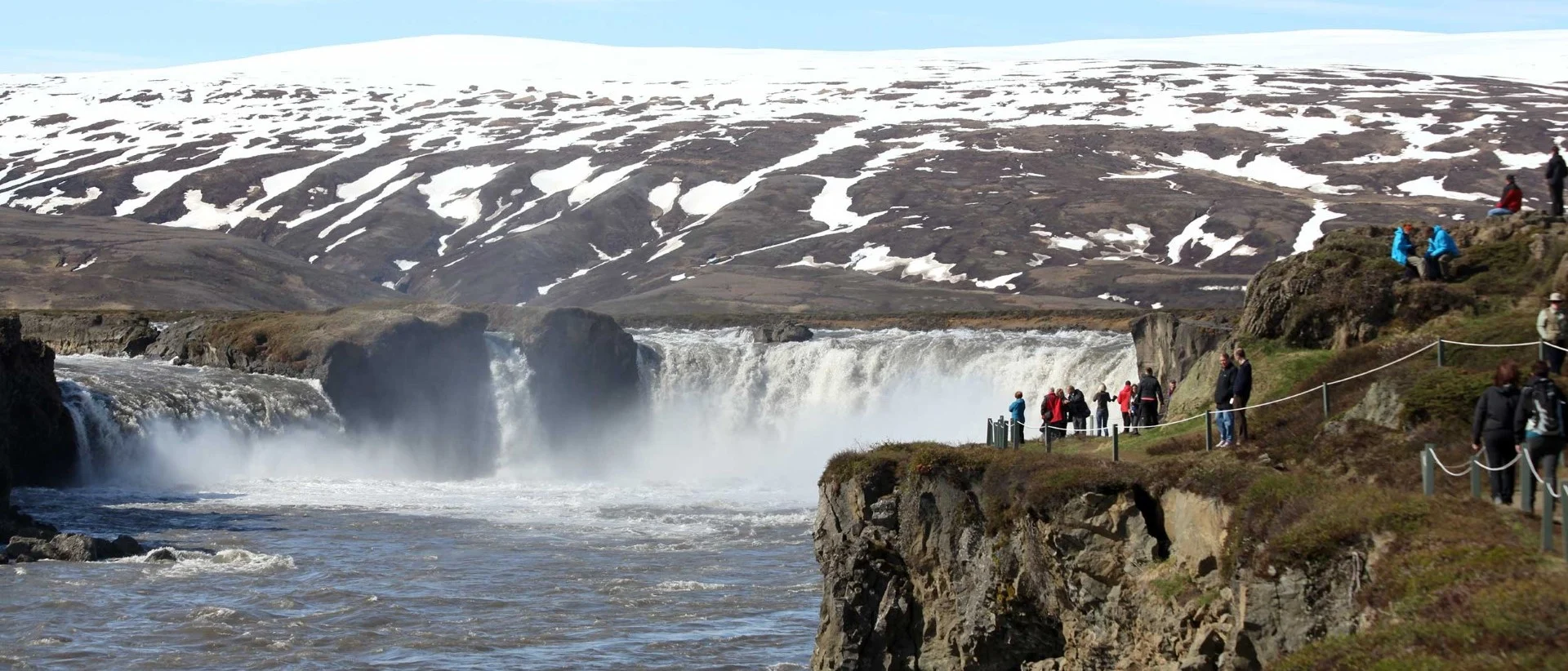 The Godafoss Waterfall