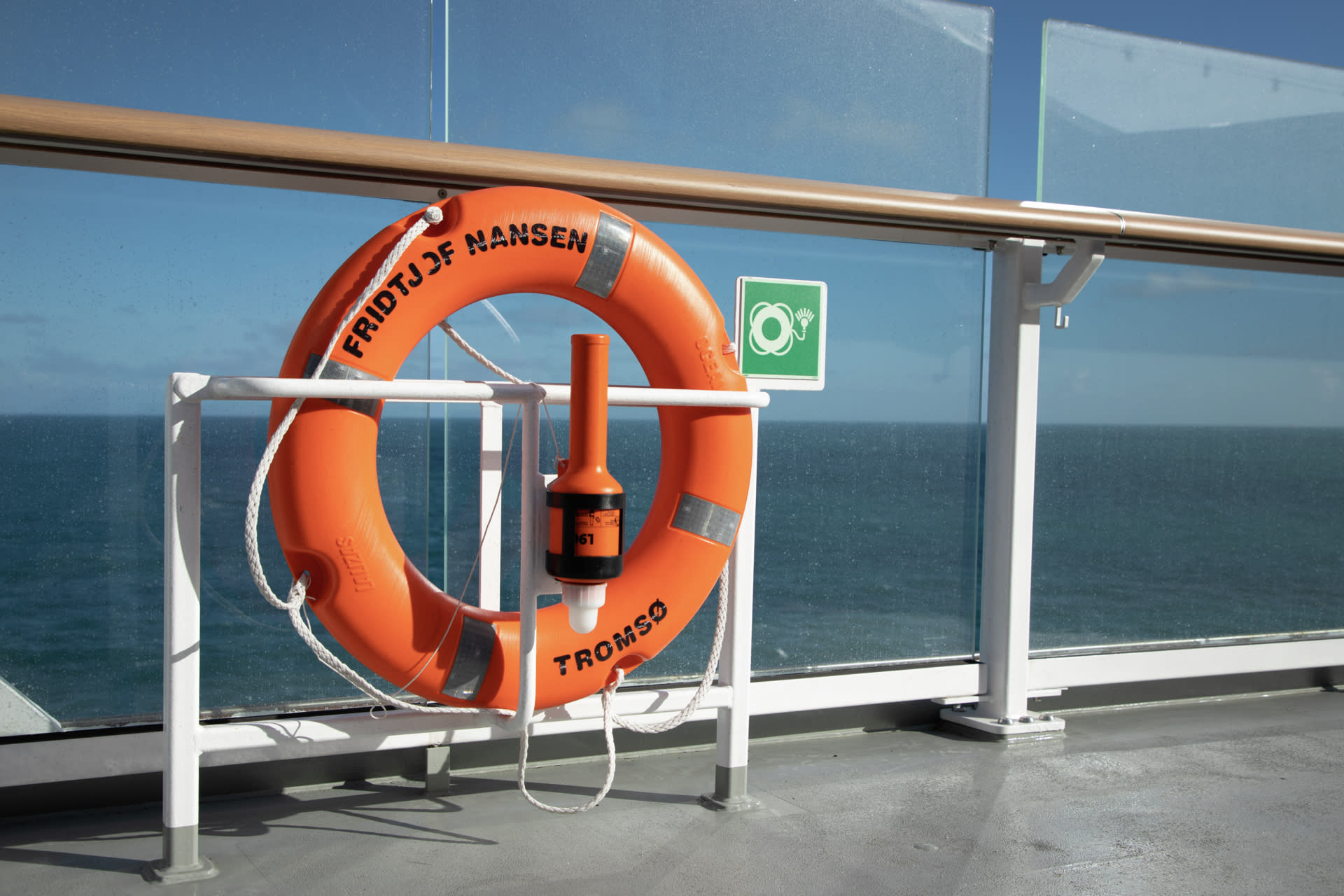 On board the Hurtigruten ship, "safety first" applies as the most important. Credit: Oscar Farrera / Hurtigruten. 
