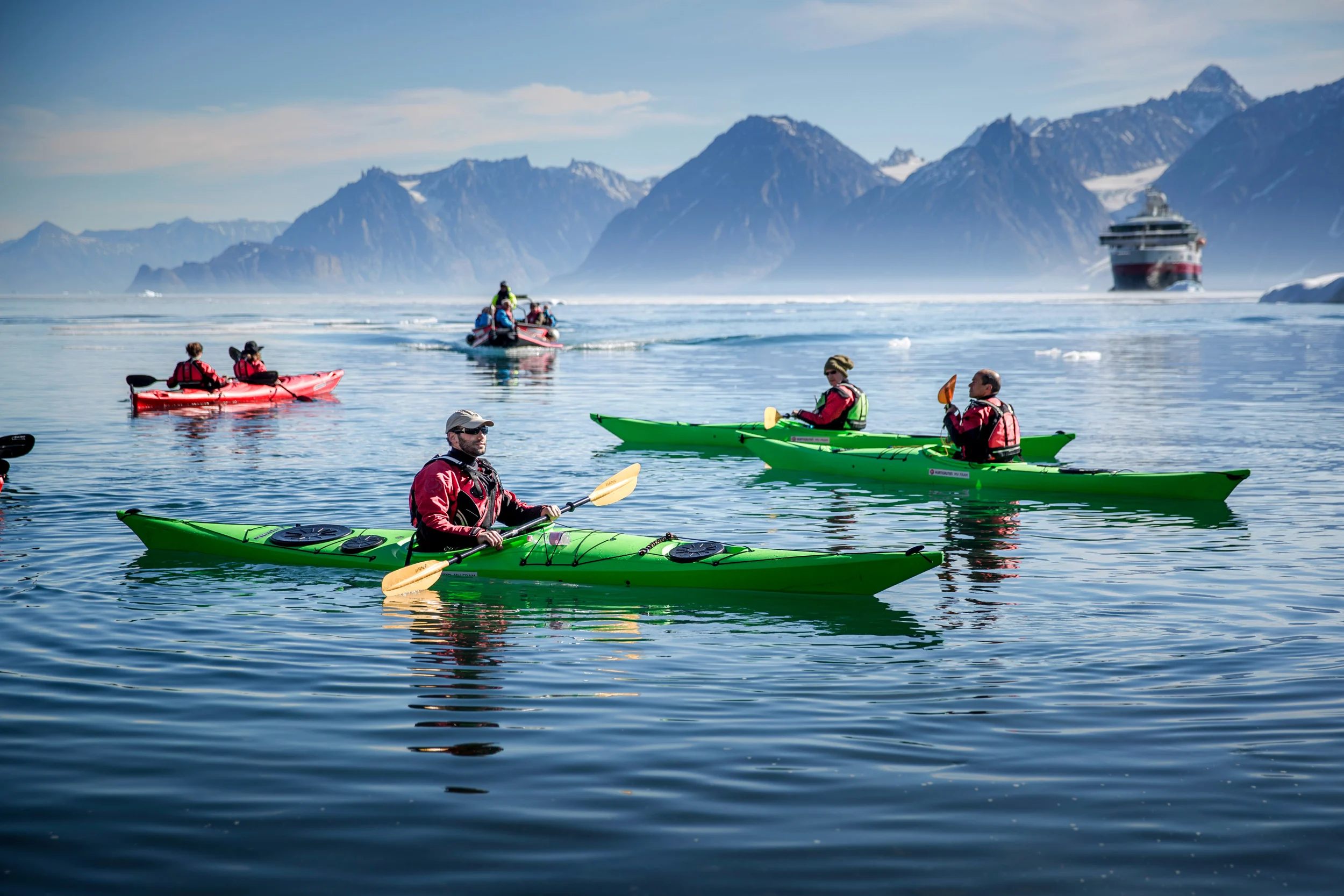  Take to the waters by kayak