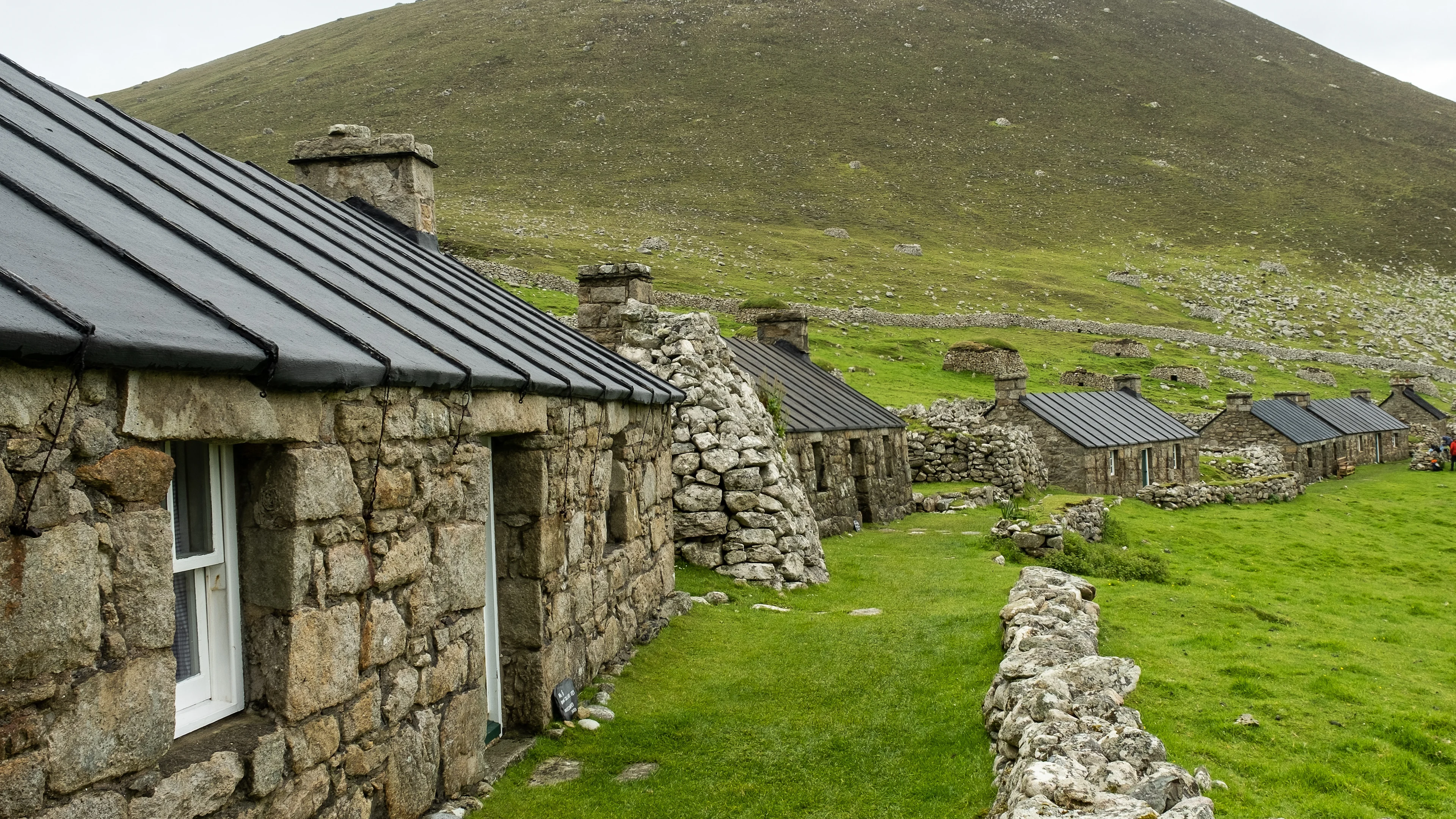 Remains of the village on St Kilda, Scotland, British Isles. Photo: Tommy Simonsen