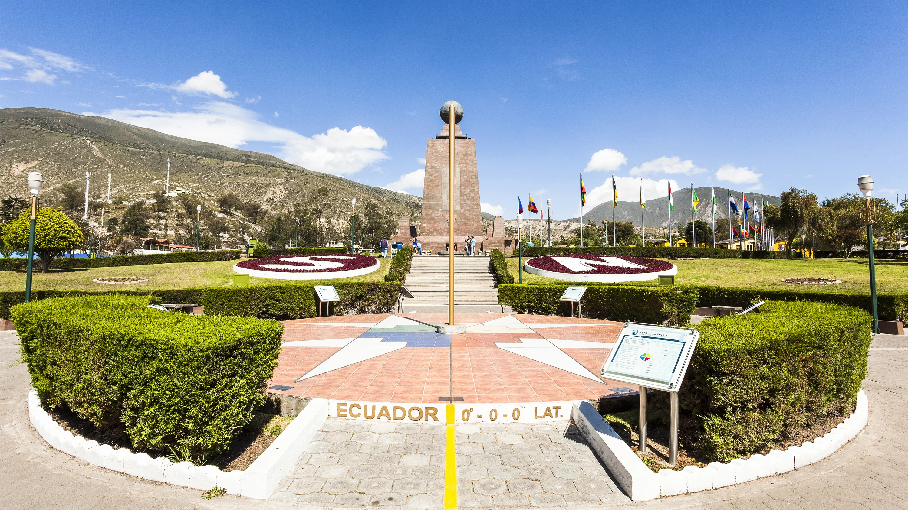 The "Middle of the World" monument in Quito, Ecuador. Credit: Shutterstock