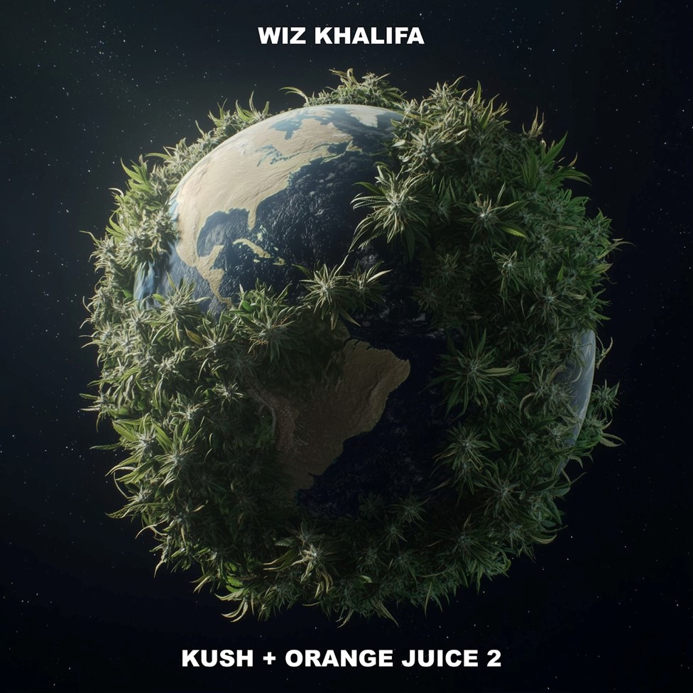 Us Wiz Khalifa Releases Highly Anticipated New Album Kush Orange Juice 2 |  BMG, image size:976x976
