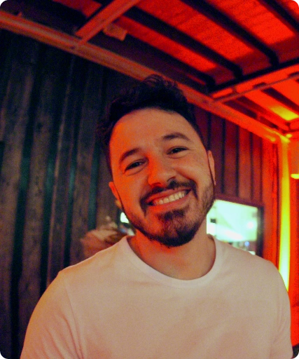 a portrait of a white men with dark hair