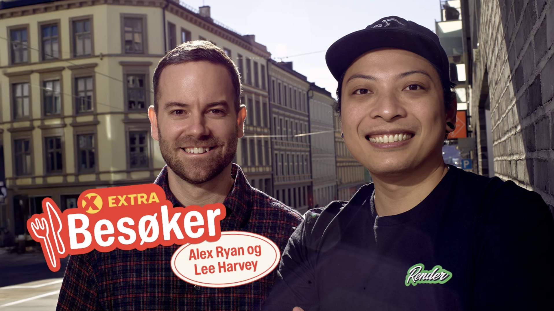 Alex og Lee står bak restauranter som Render Burger, Hot Temper og Mucho Mas i Oslo.