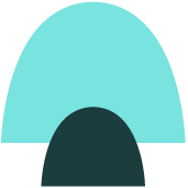 Aqua shield icon representing protection