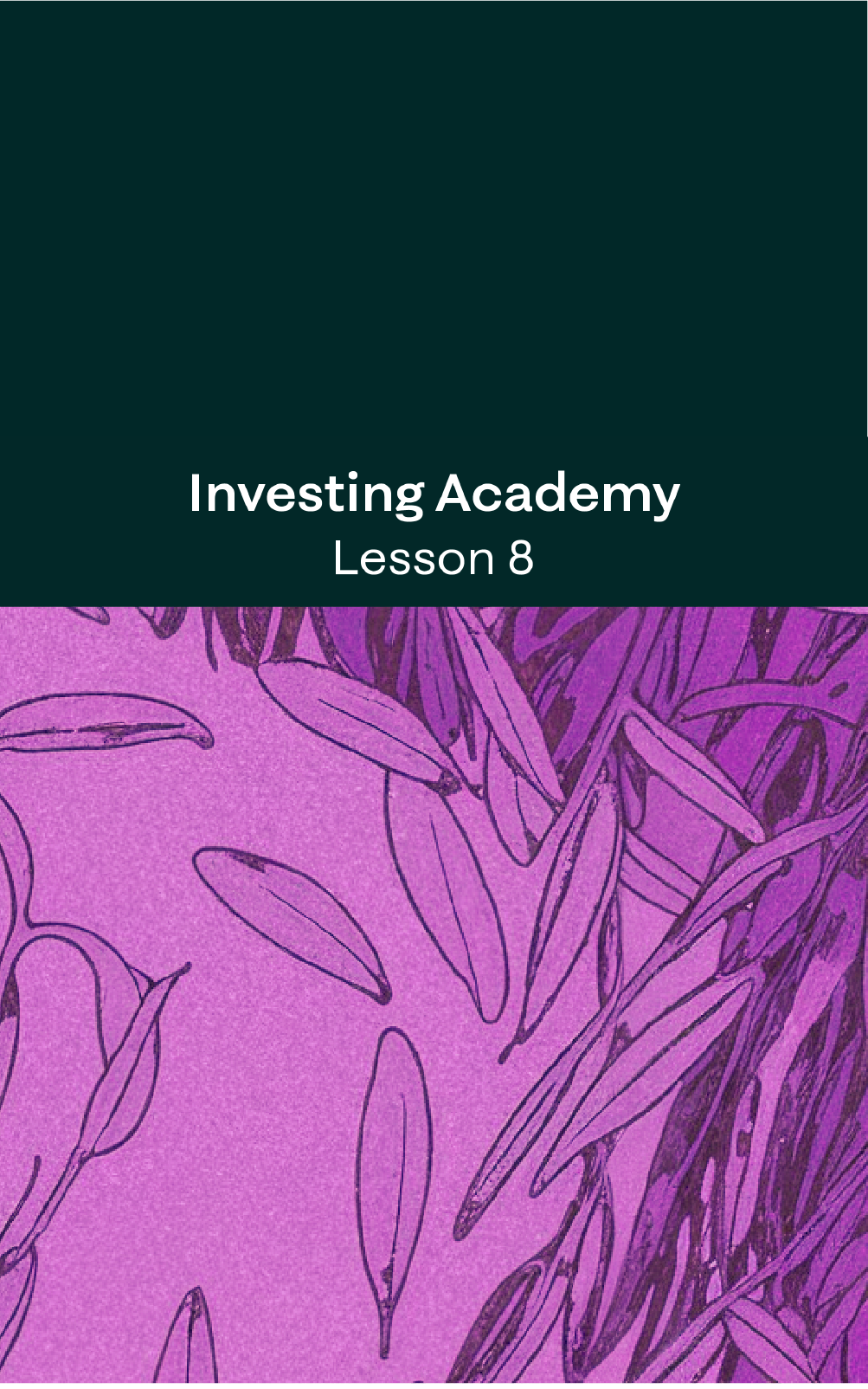 Textured header illustration with investing theme