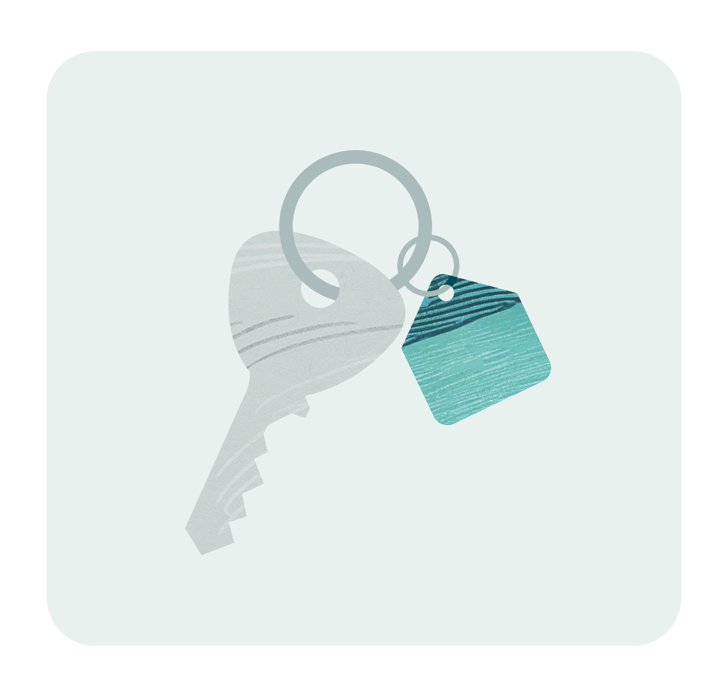 Blue key icon