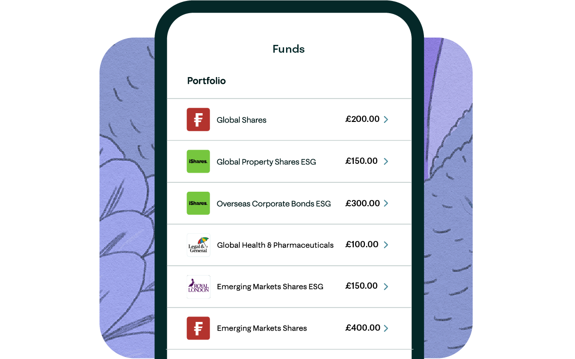 Moneybox UI Phone Funds Mobile