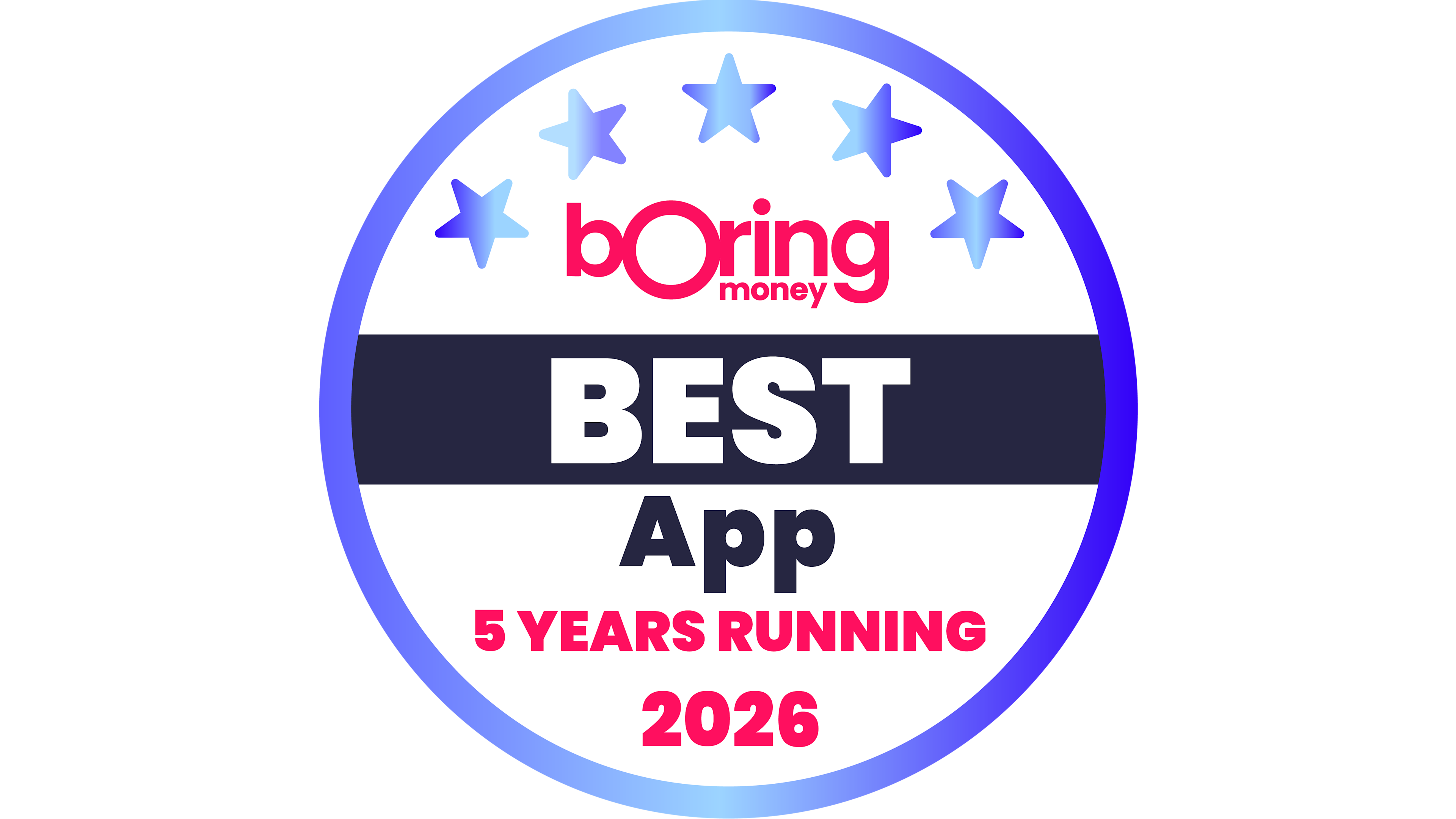 boring money,  Best App 5 YEARS RUNNING 2026