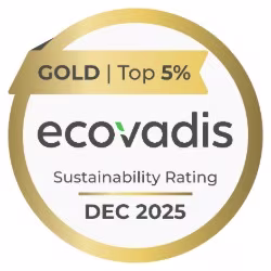 EcoVadis GOLD rating