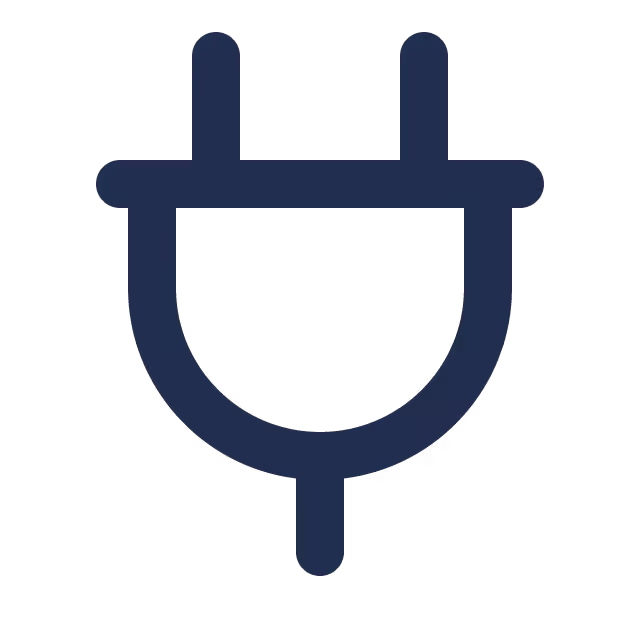 Installation electrician plug icon 