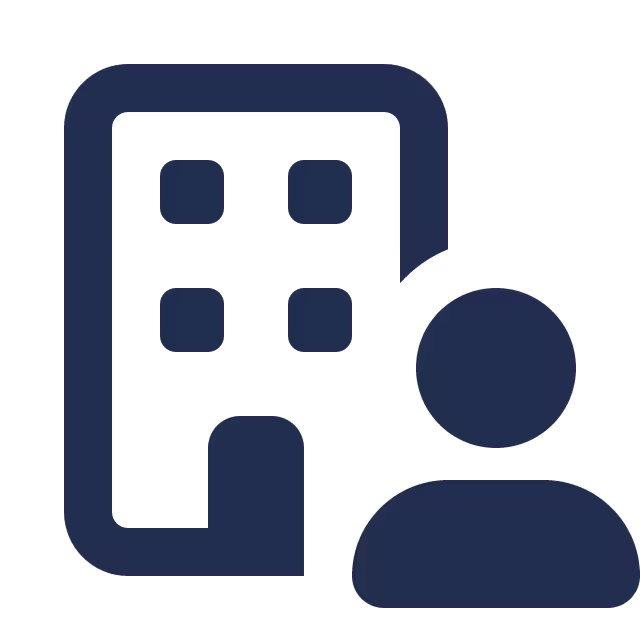 Building and user icon