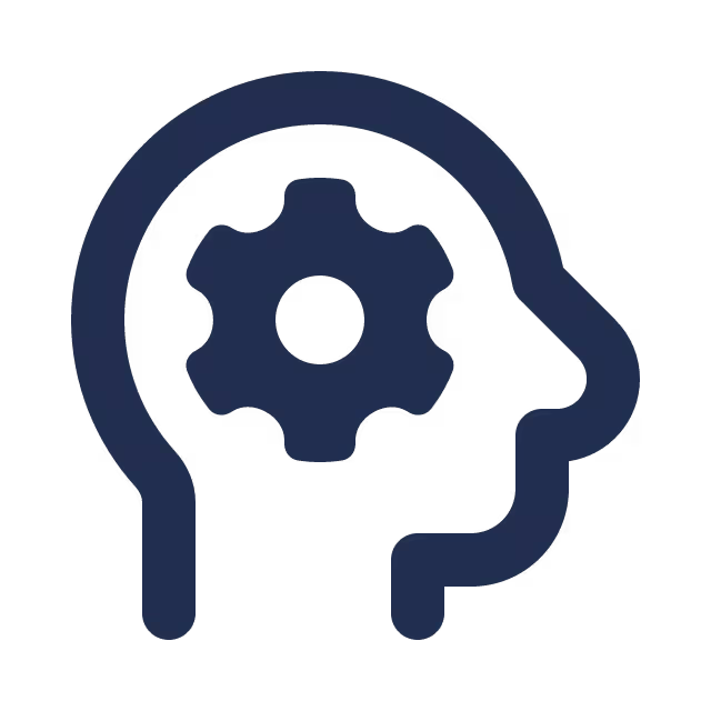 Head side gear icon