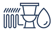 Heating and plumbing icon