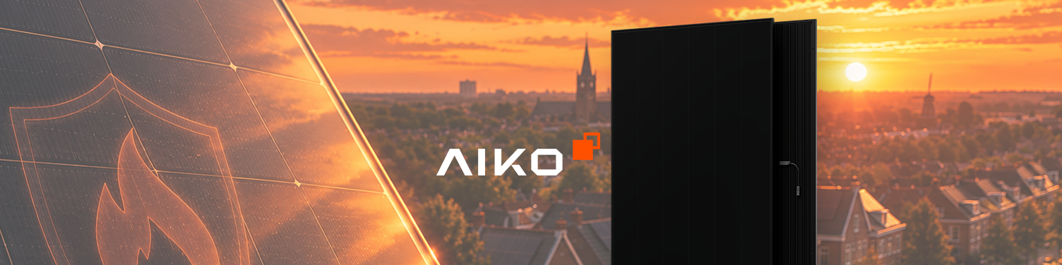 Brandveiligheid van zonnepanelen: Waarom AIKO ABC verder kijkt dan rendement