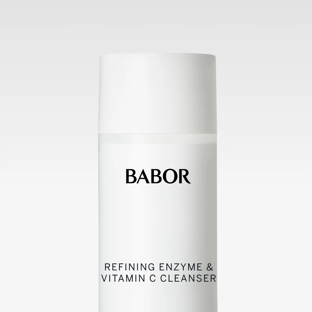 "Babor Refining Enzyme & Vitamin C Cleanser – exfolierande och lystergivande rengöring med enzymer och C-vitamin."