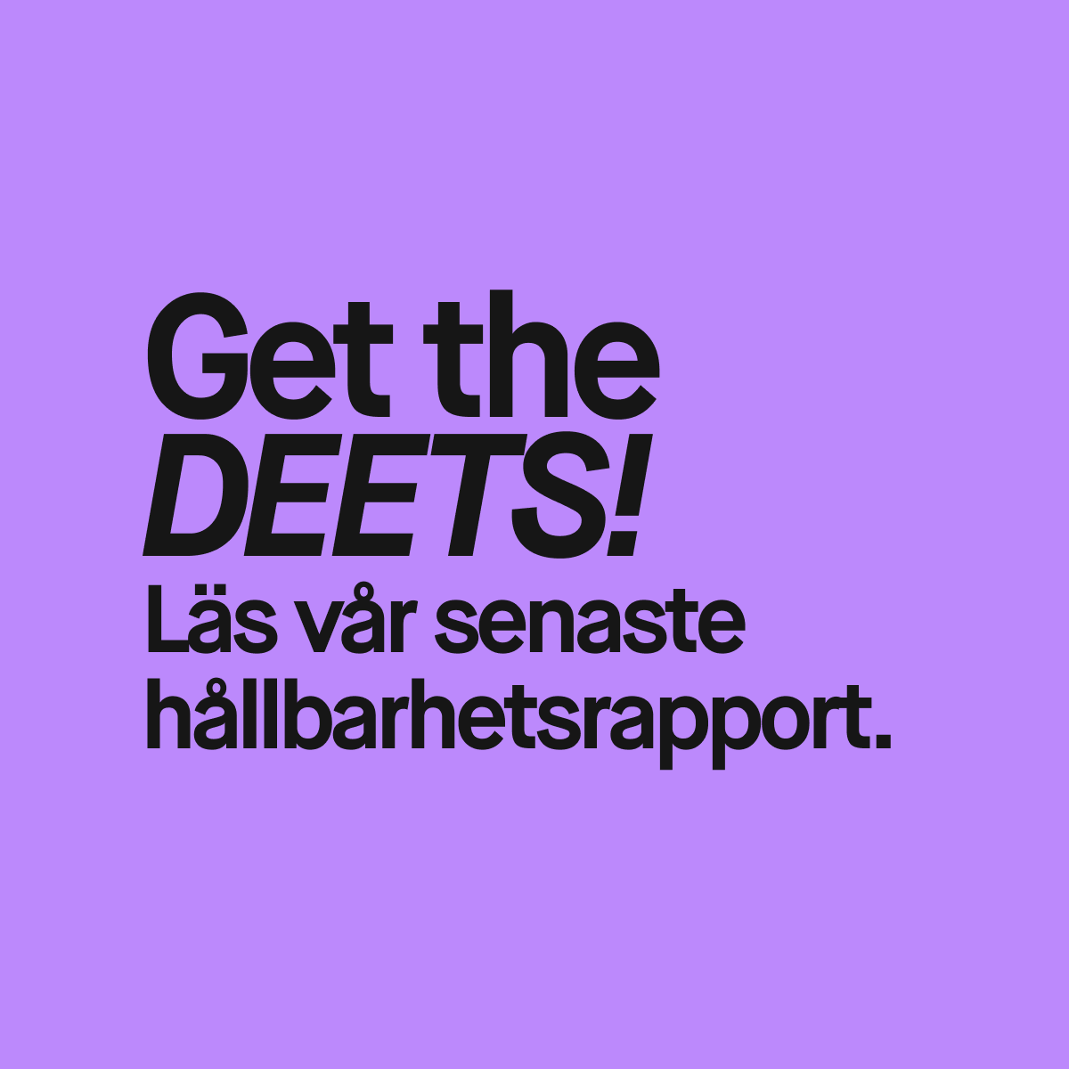 Läs vår hållbarhetsrapport