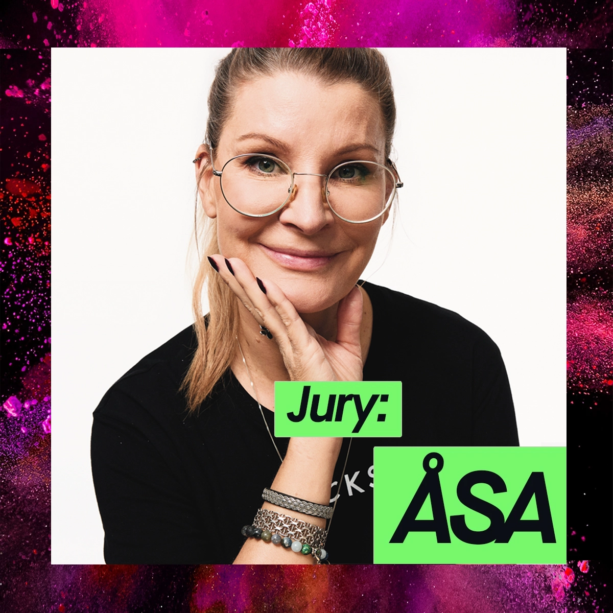 Kicks beautyexpert Åsa med texten Jury: Åsa.