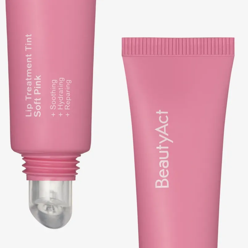 To rosa BeautyAct-leppepleietuber «Soft Pink».