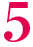 5 five icon