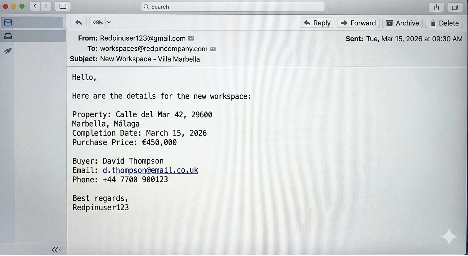 workspace-set-up-by-email