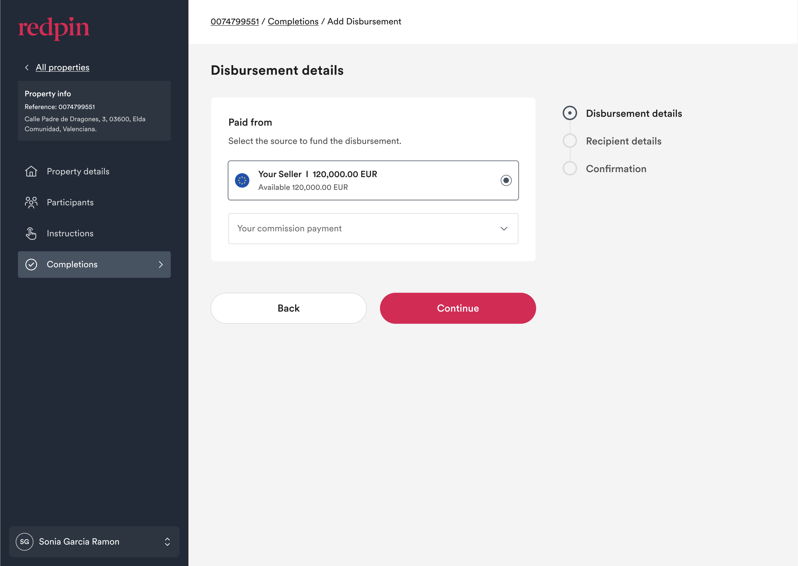 Redpin-disbursement-details